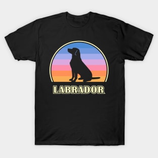 Labrador Retriever Vintage Sunset Dog T-Shirt